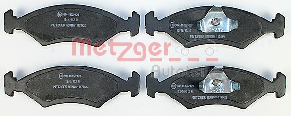 METZGER 1170426 Bremsbelagsatz, Scheibenbremse